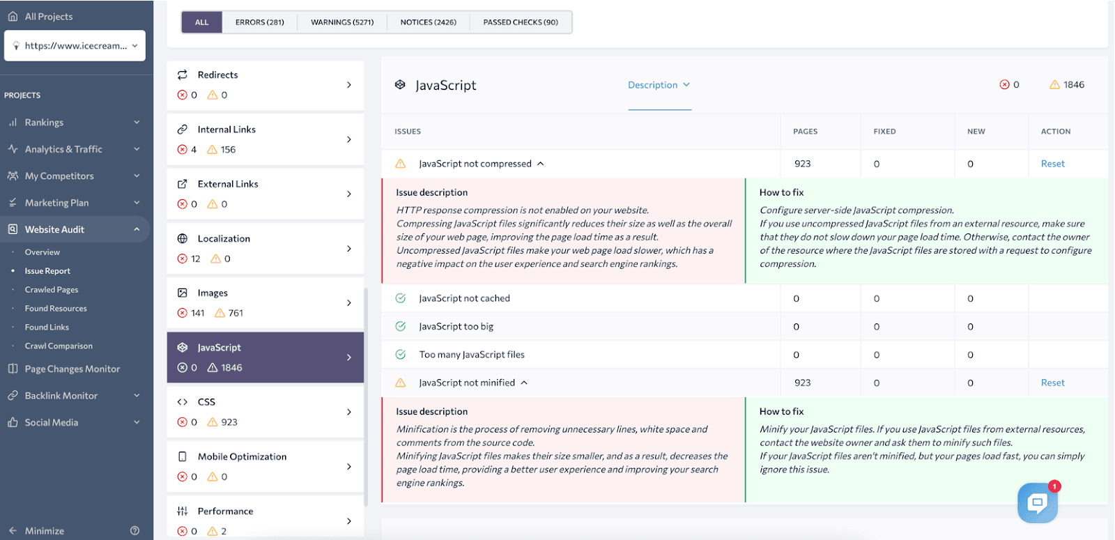 se-ranking-code-issue-report-example-for-icecream-website